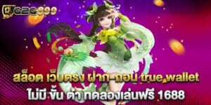 36.สล็อต เว็บตรง ฝาก ถอน true wallet ไม่มี ขั้น ต่ํา ทดลองเล่นฟรี 1688