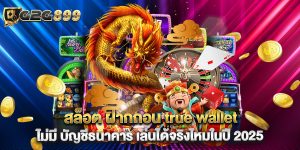 สล็อต ฝากถอน true wallet ไม่มี บัญชีธนาคาร เล่นได้จริงไหมในปี 2025